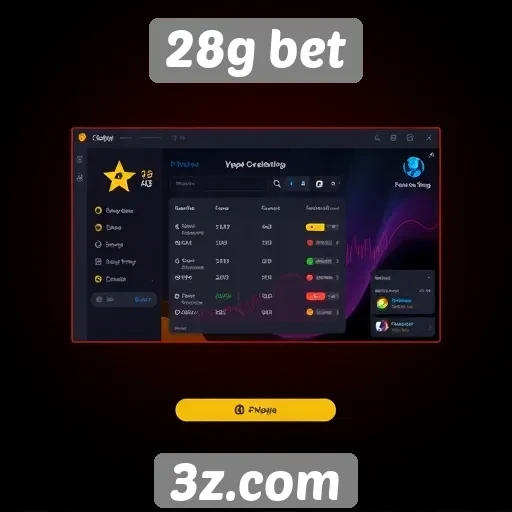 Análise da interface do usuário do 28g bet